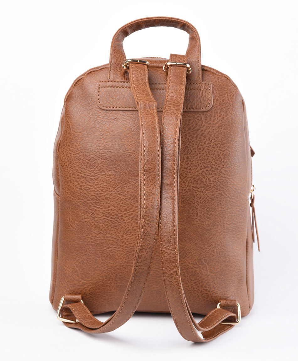 Mochila mujer cuadros y texturas