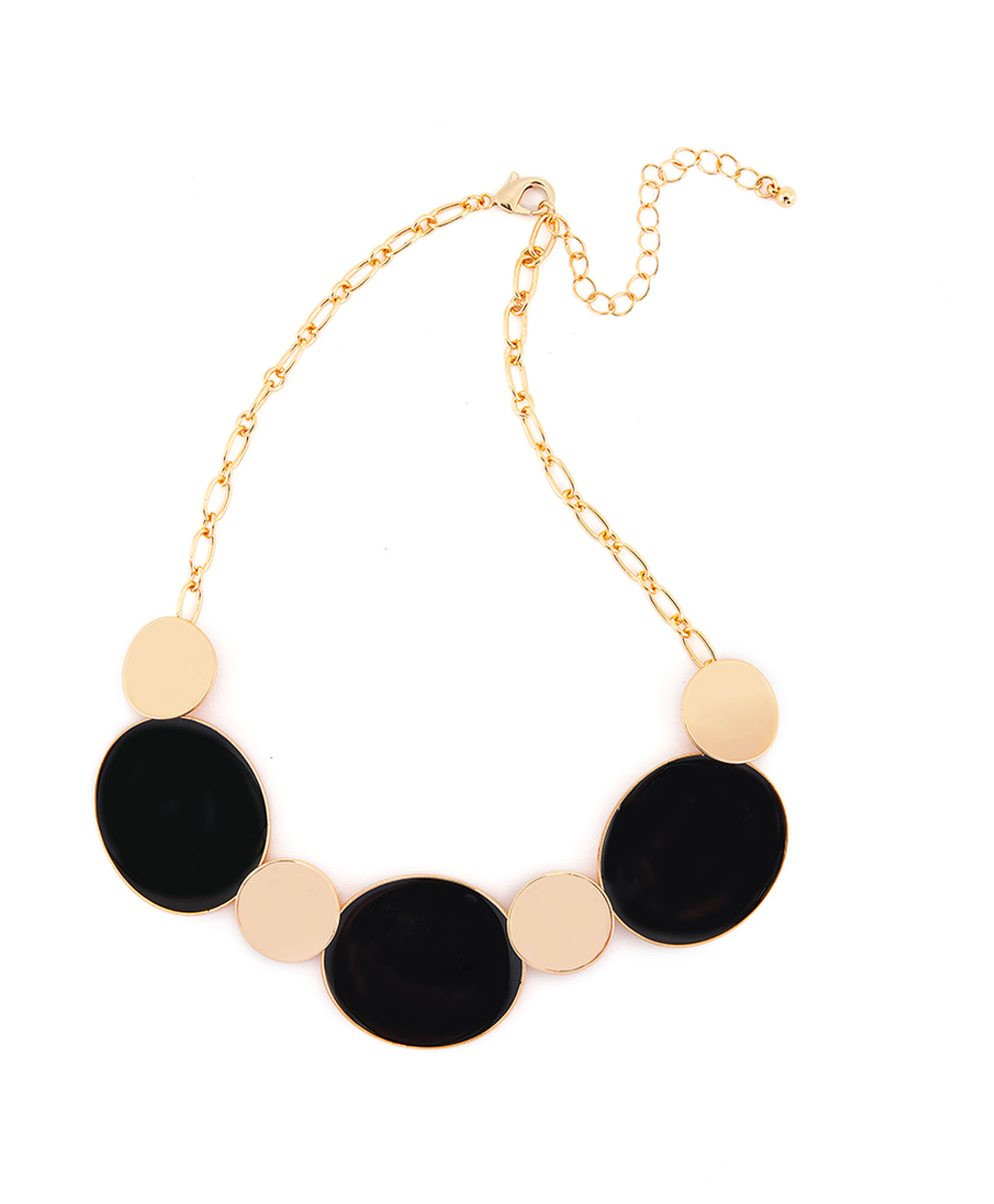 Collar mujer negro y dorado Collar mujer negro y dorado