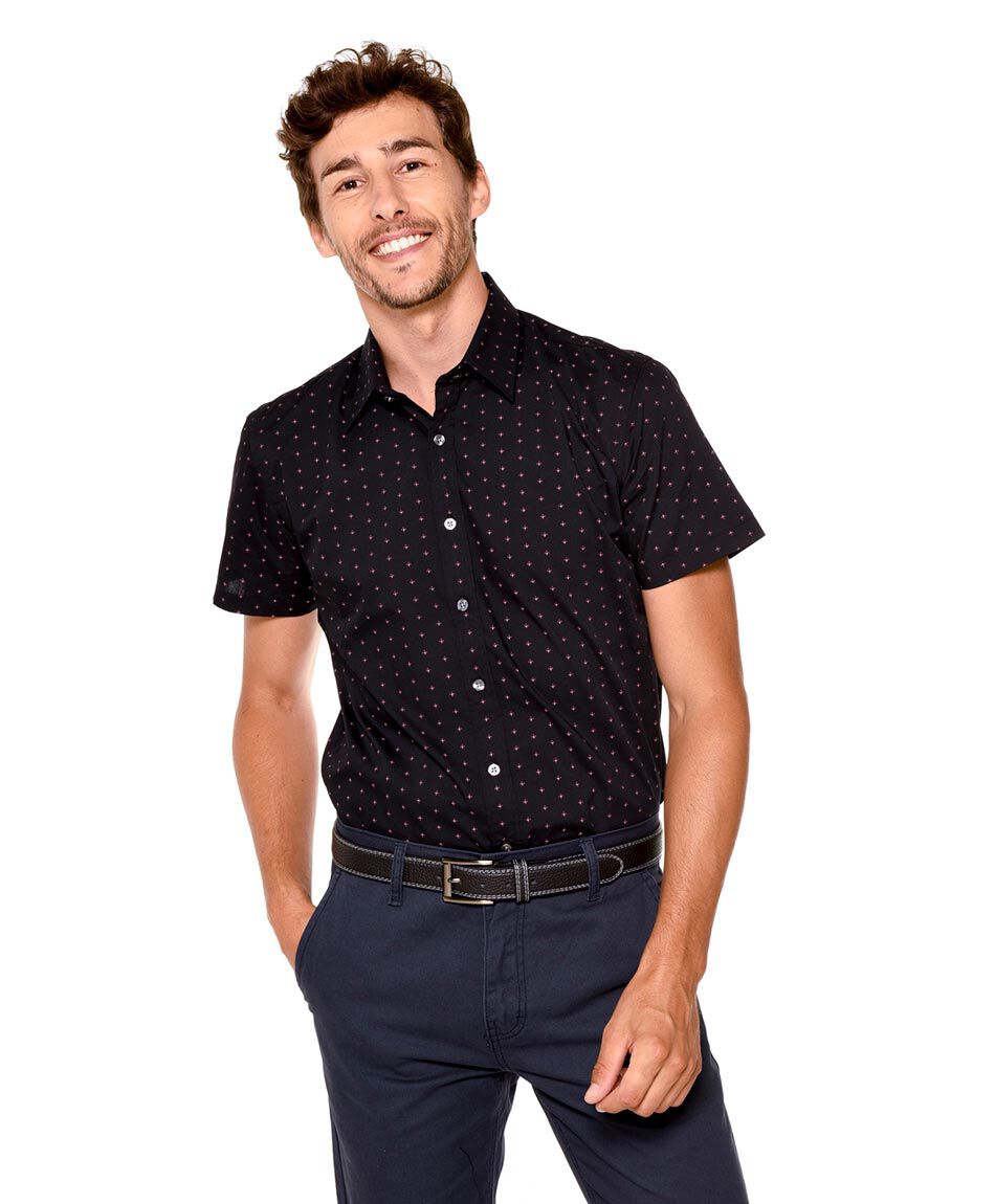 Camisa manga corta estampada