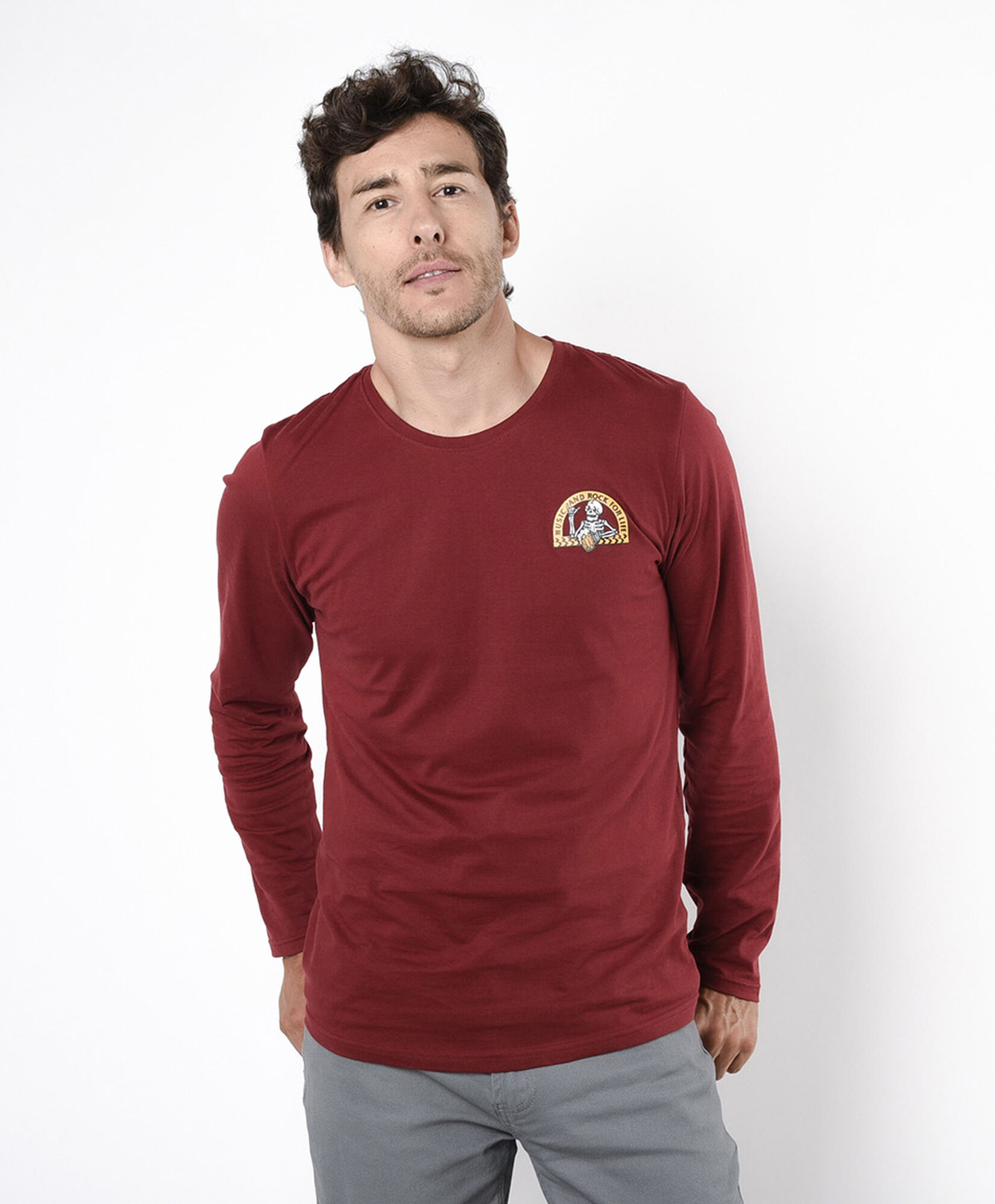 Polera hombre esqueleto Polera hombre esqueleto
