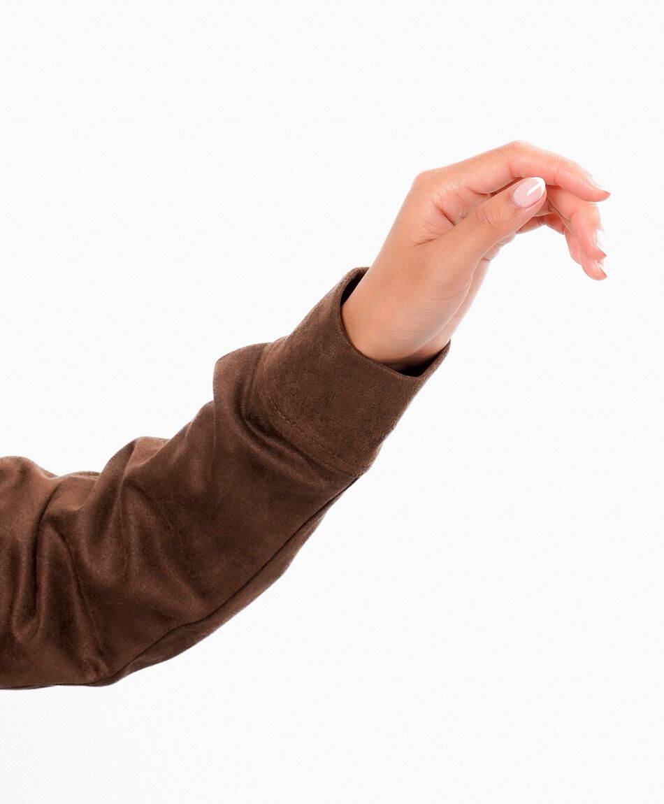 Chaqueta mujer oto&ntilde;al color tierra