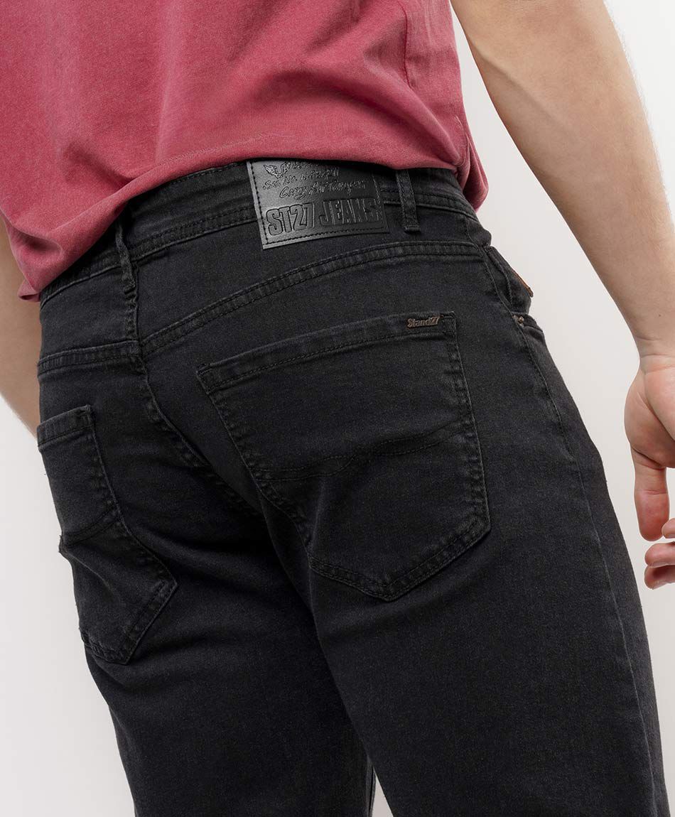 Jeans hombre desgastado slim fit
