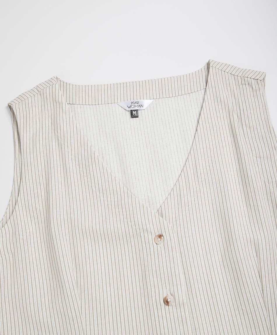 Vest mujer rayas