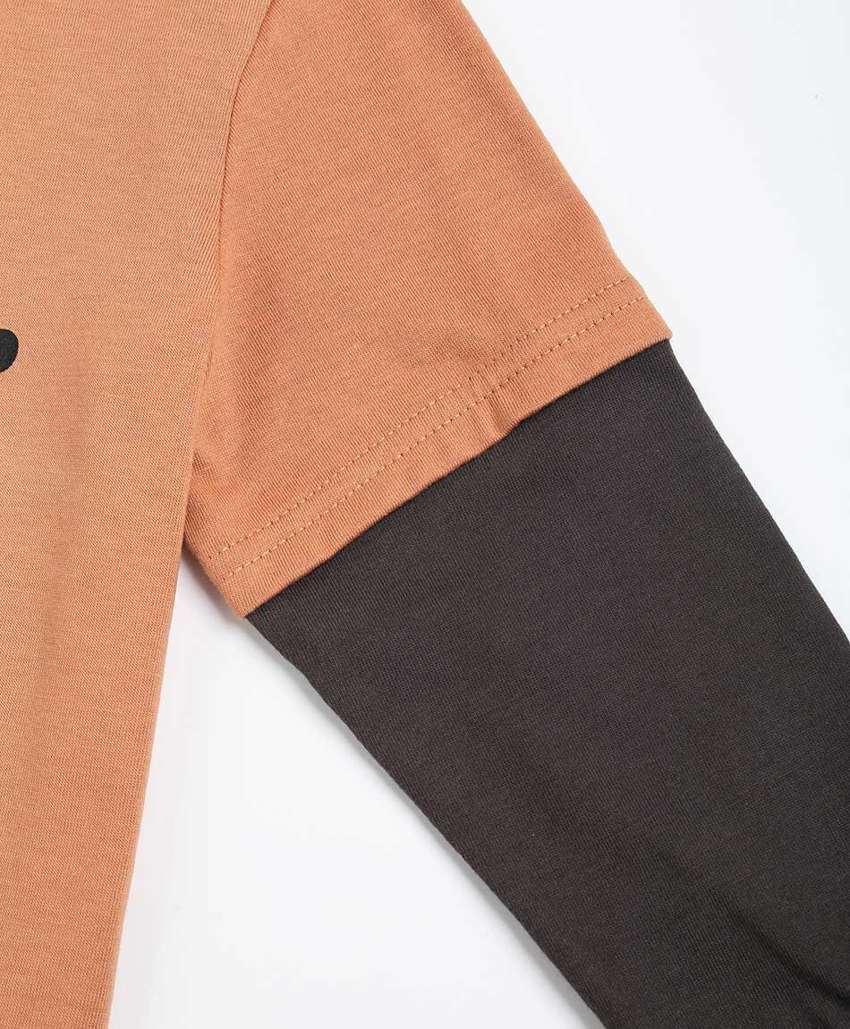 Polera beb&eacute; estampado carita