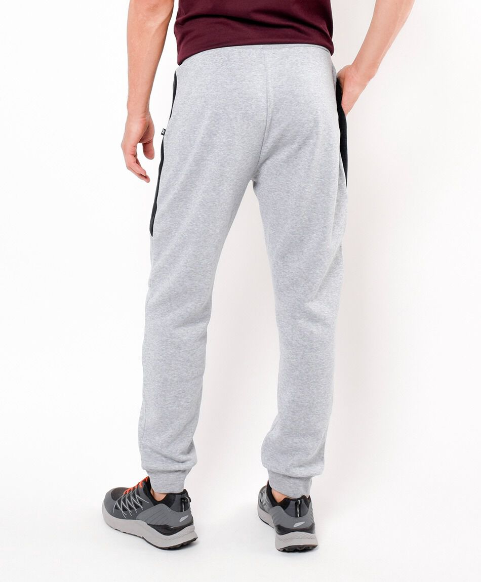 Pantal&oacute;n deportivo hombre gris l&iacute;nea