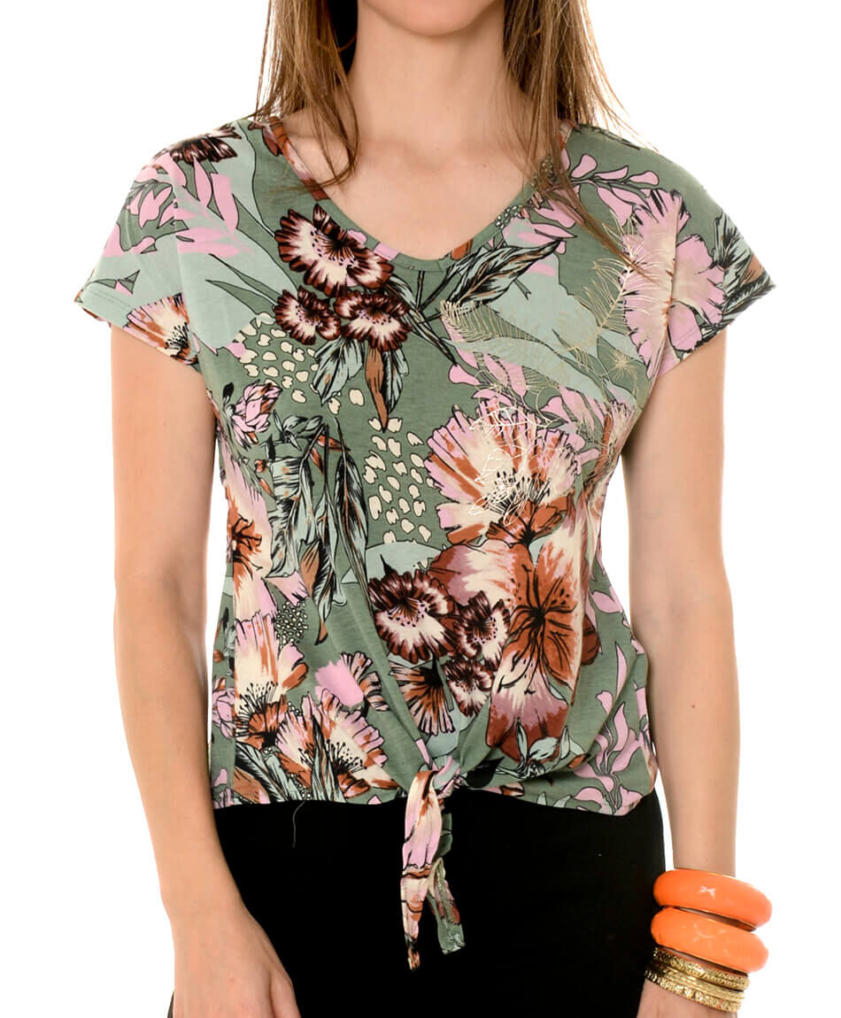 Polera estampada