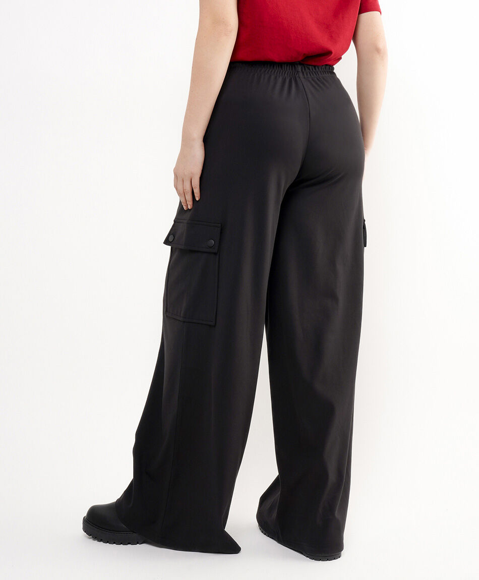 Pantal&oacute;n mujer cargo tiro alto