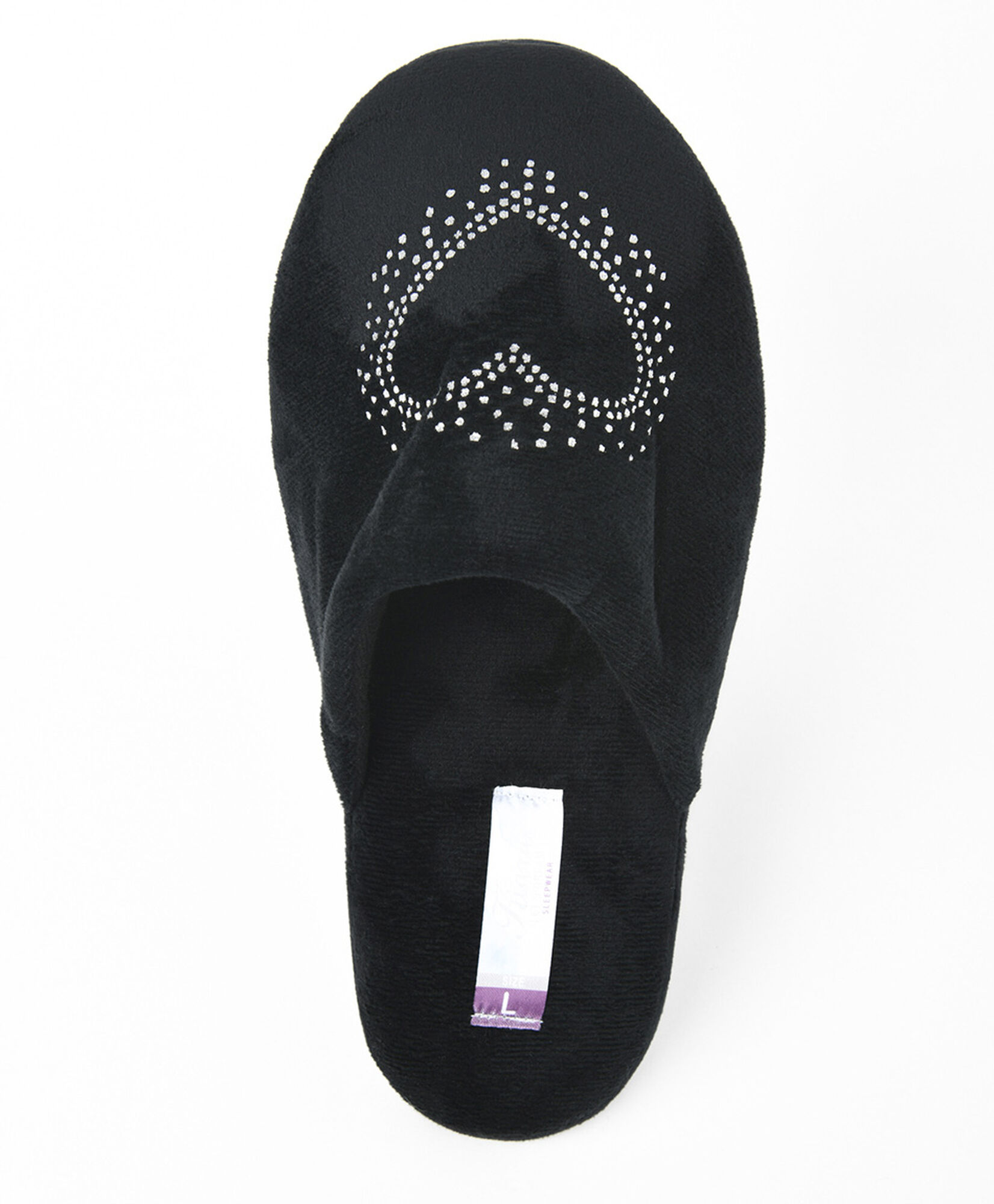 Pantufla mujer corazón brillante Pantufla mujer corazón brillante