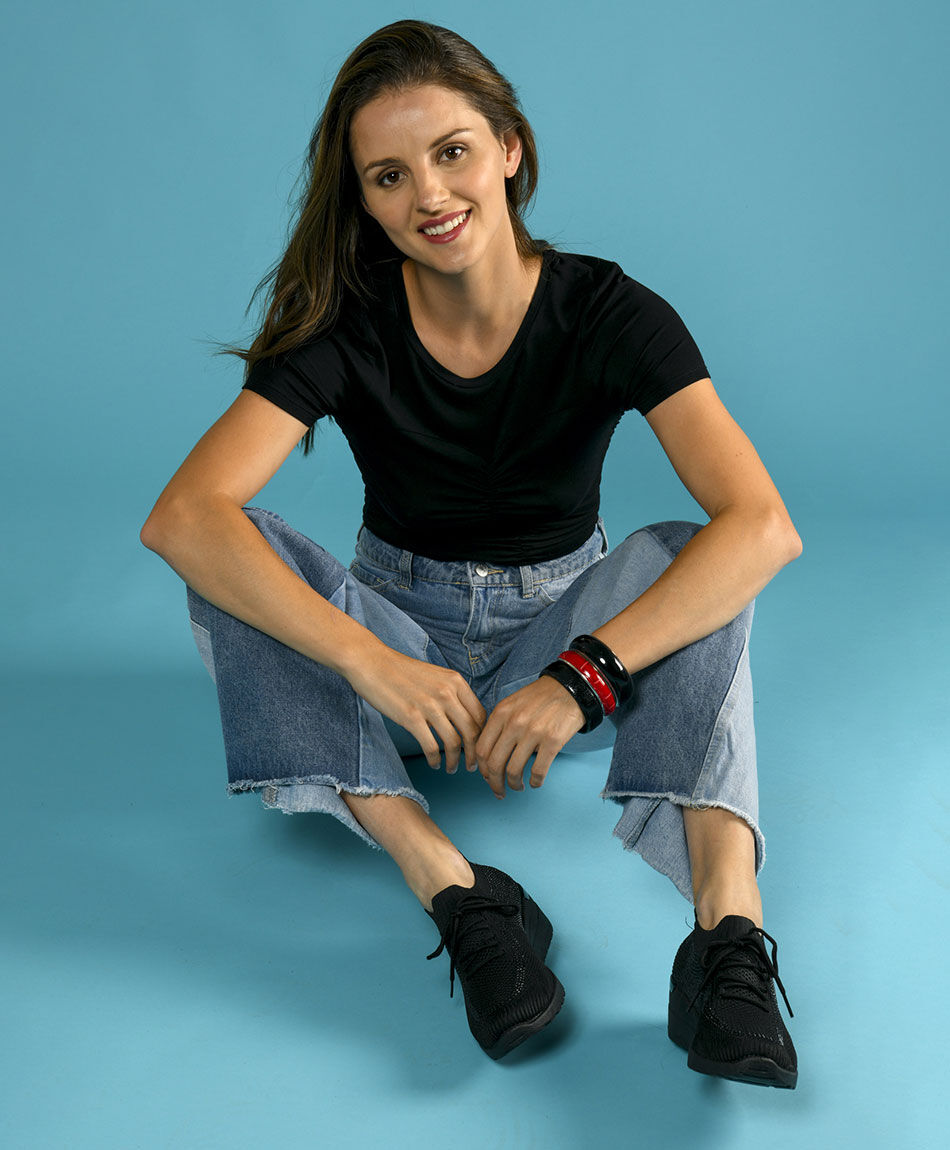 Zapatilla plataforma brillitos