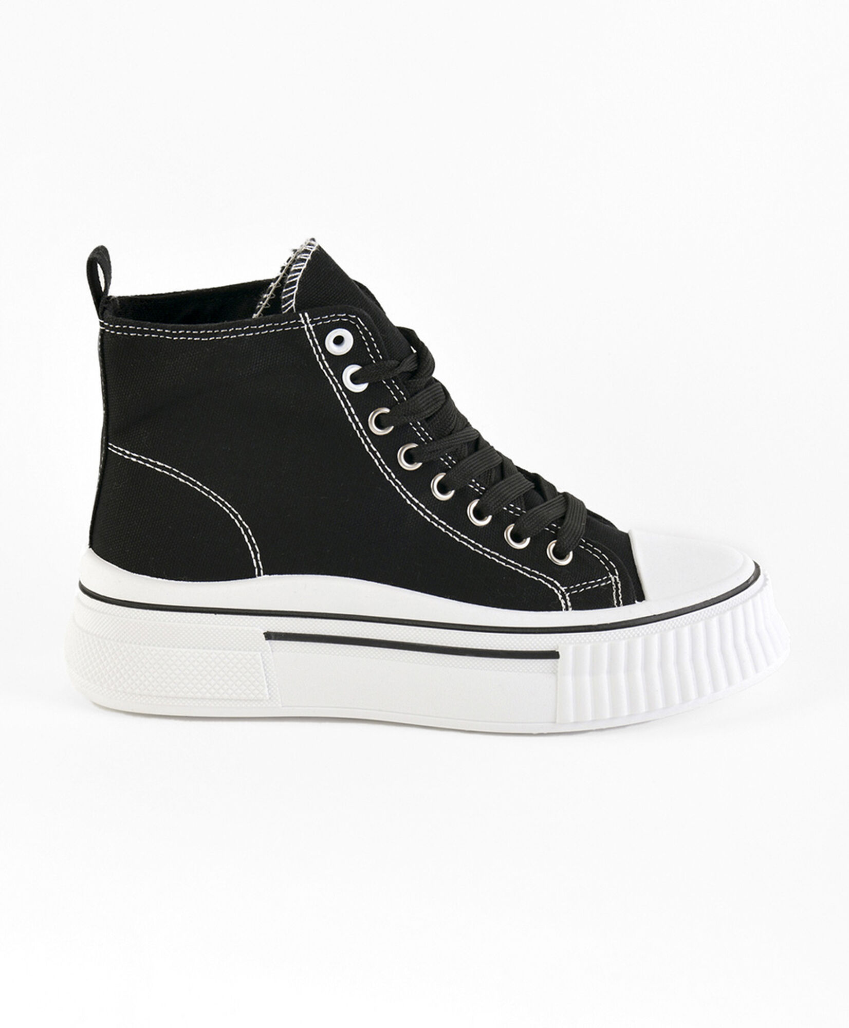 Zapatilla mujer bicolor caña alta Zapatilla mujer bicolor caña alta