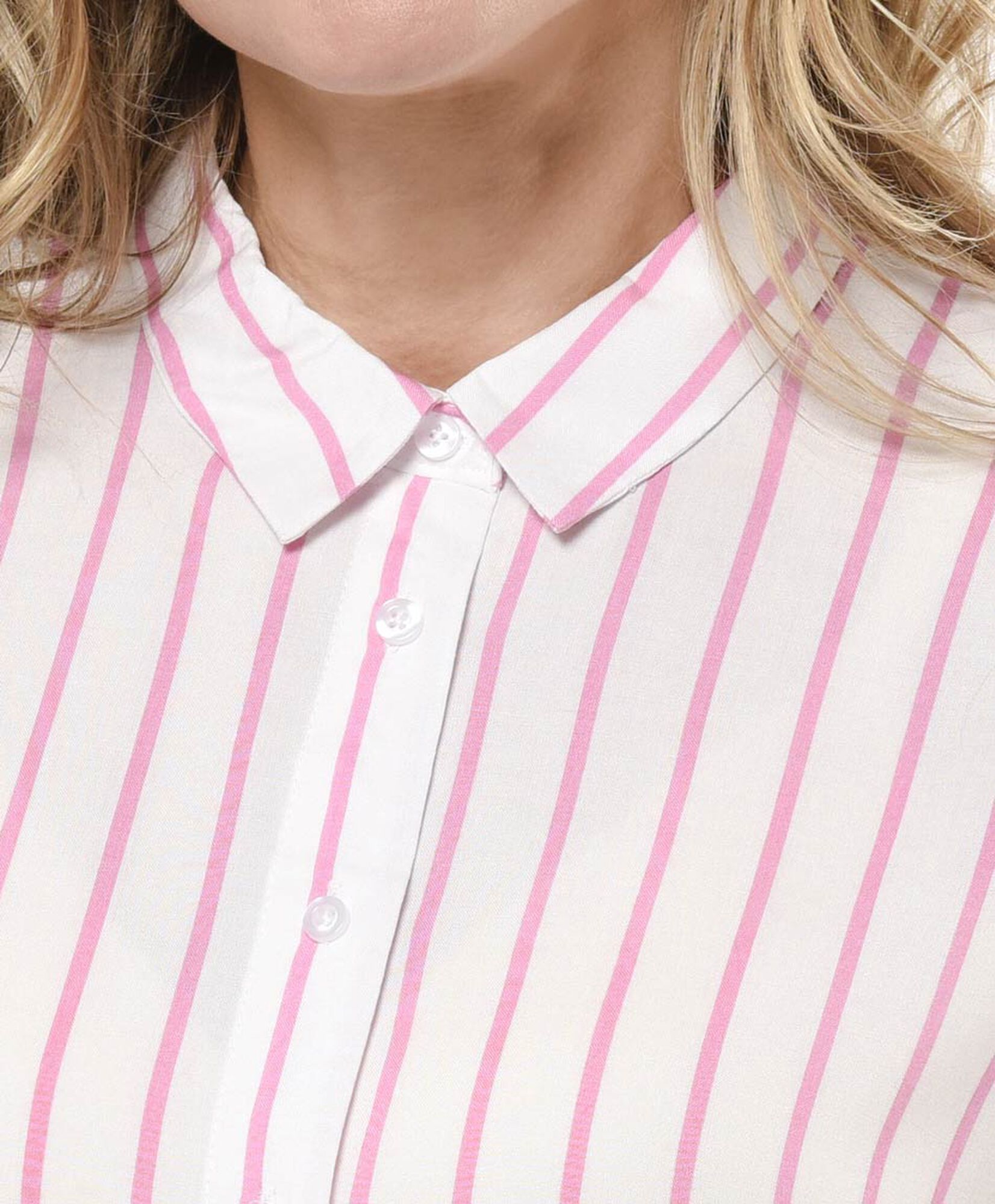 Blusa mujer camisera líneas Blusa mujer camisera líneas