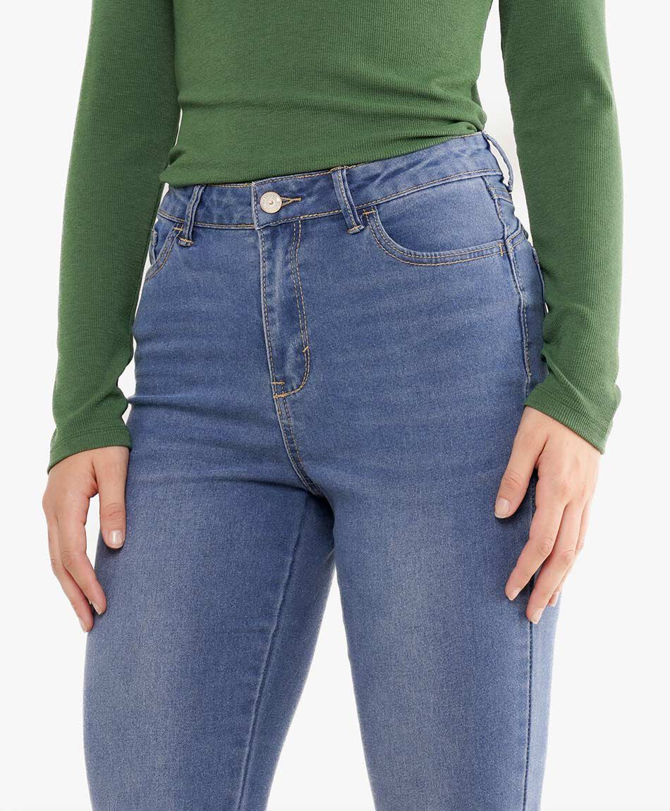 Jeans mujer skinny fit cl&aacute;sico