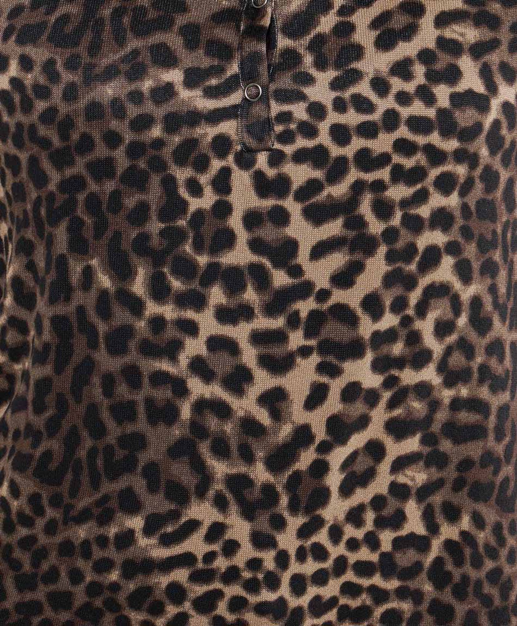 Polera mujer animal print leopardo Polera mujer animal print leopardo