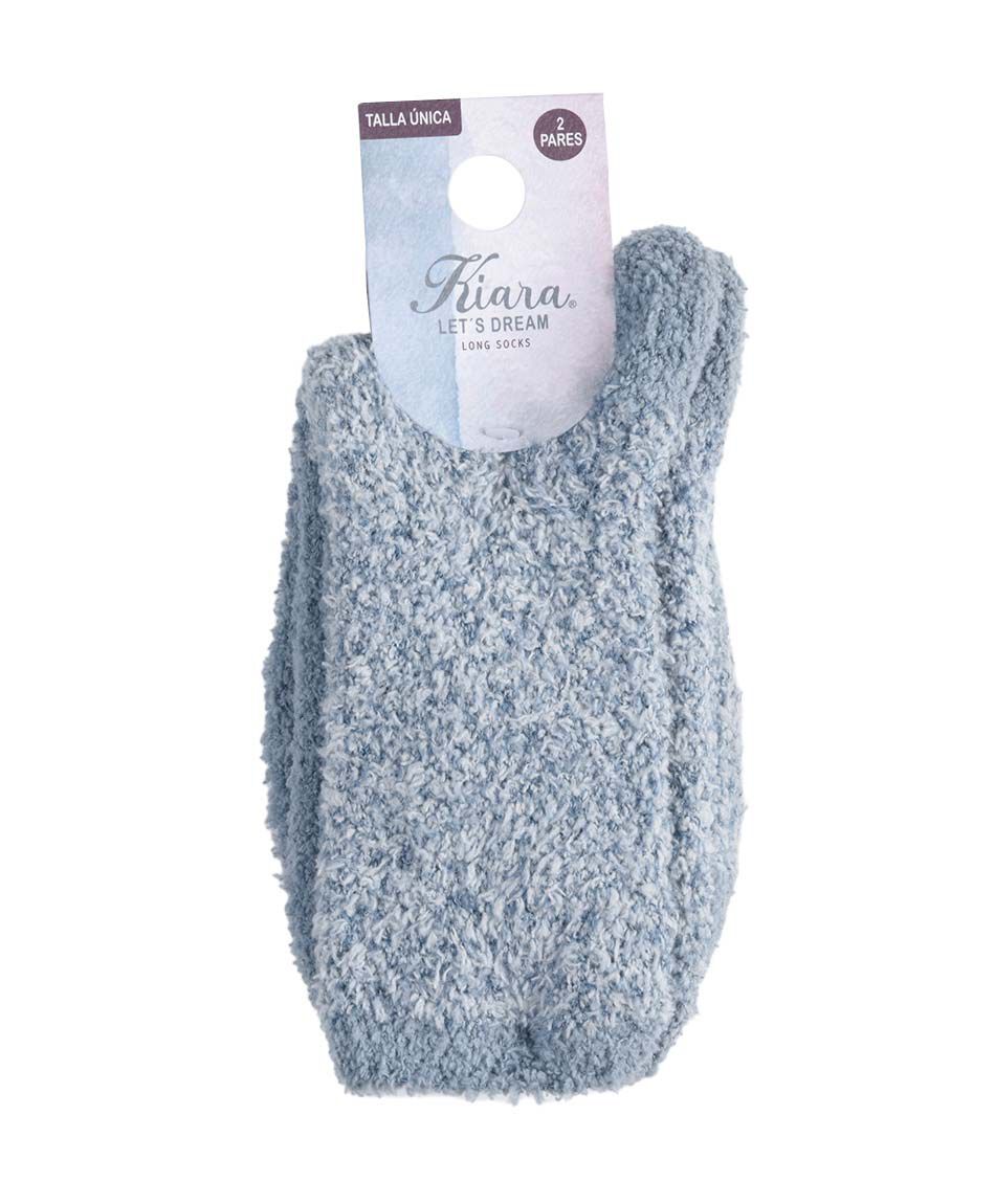 Pack 2 calcetines mujer media pierna jaspeado