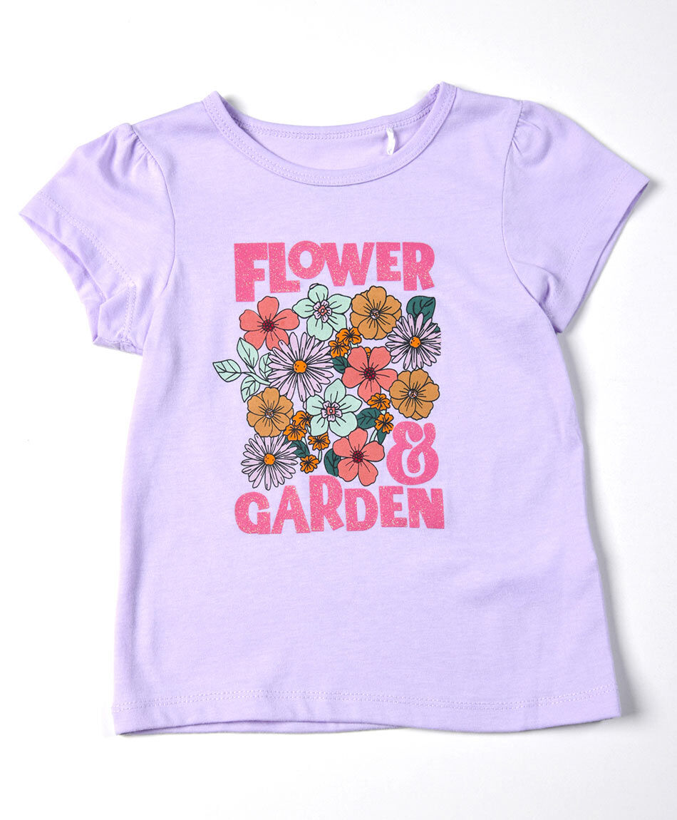 Polera bebé flores