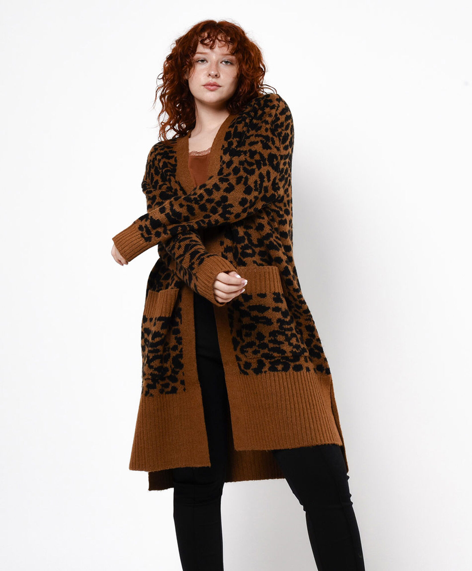 Cardigan mujer animal print largo Cardigan mujer animal print largo