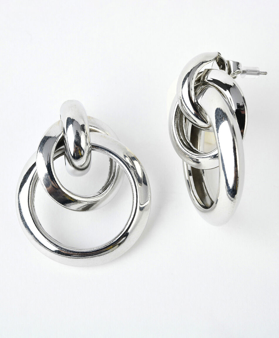 Aros mujer entrelazados 2 piezas