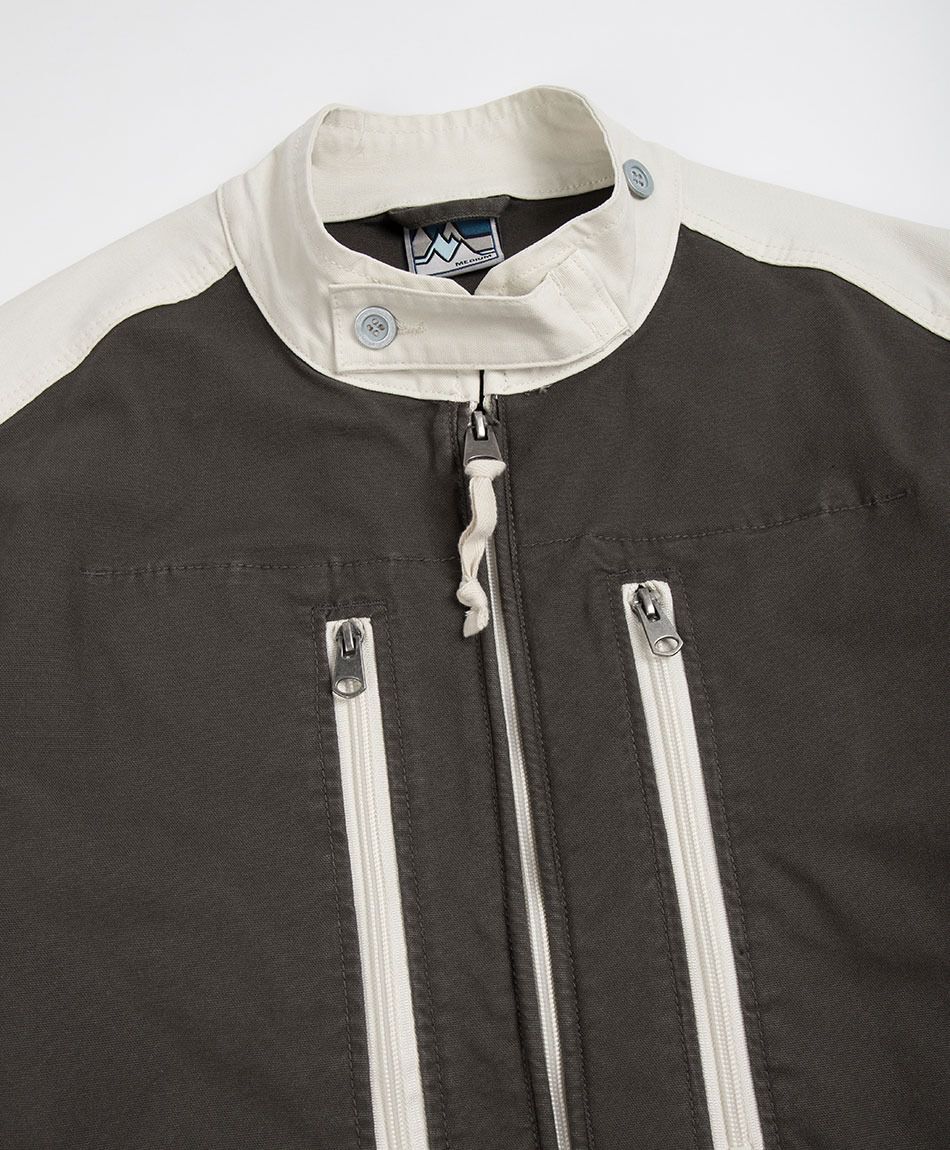 Chaqueta hombre canvas bicolor