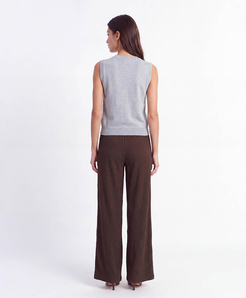 Pantal&oacute;n mujer wide texturaP