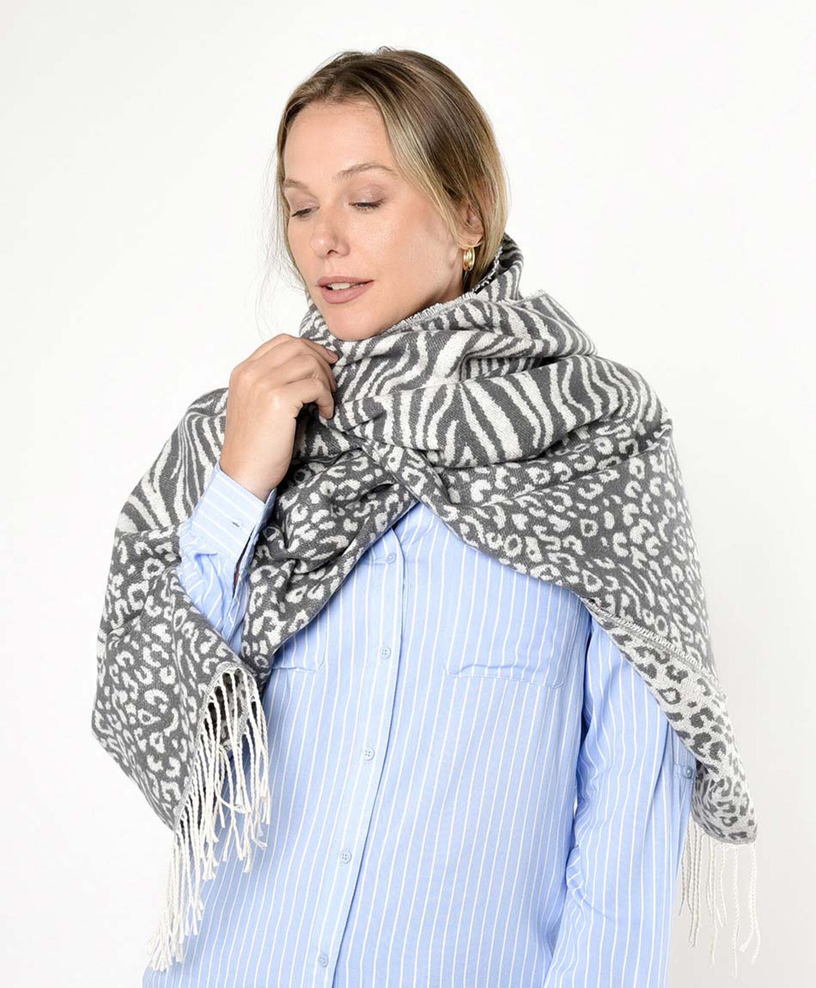 Bufanda mujer grande animal print Bufanda mujer grande animal print