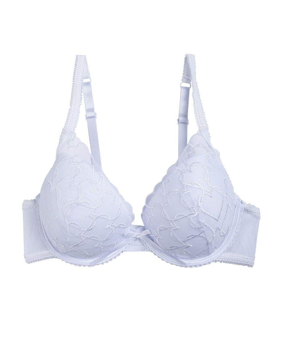 Sost&eacute;n mujer corazones