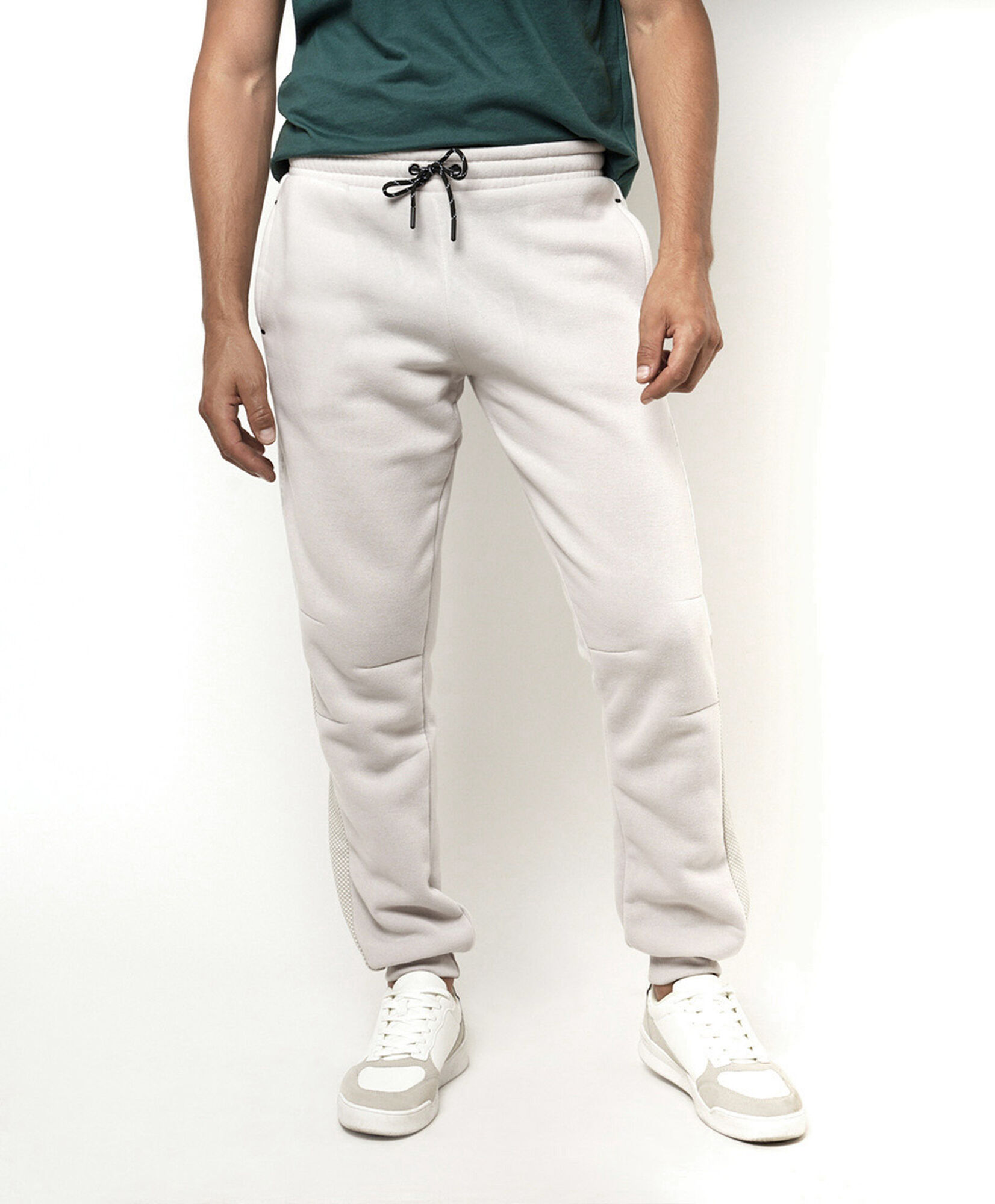 Pantalón deportivo hombre línea blanca lateral Pantalón deportivo hombre línea blanca lateral