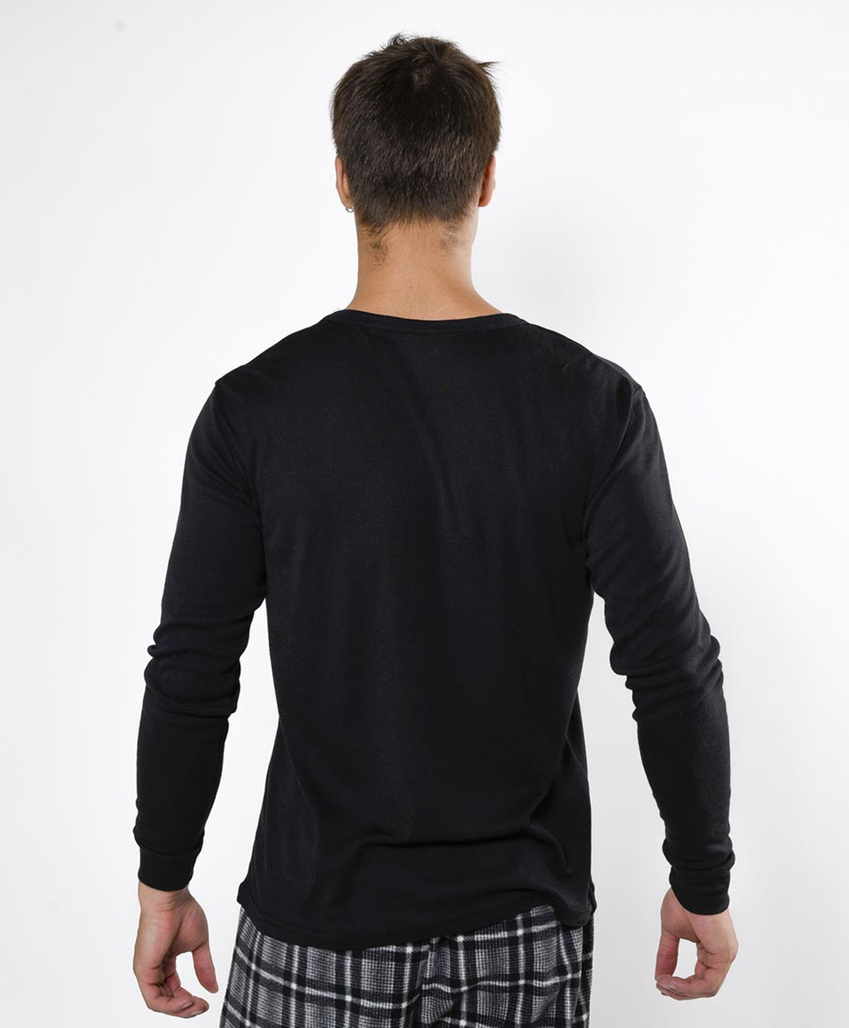 Camiseta hombre básica negra Camiseta hombre básica negra