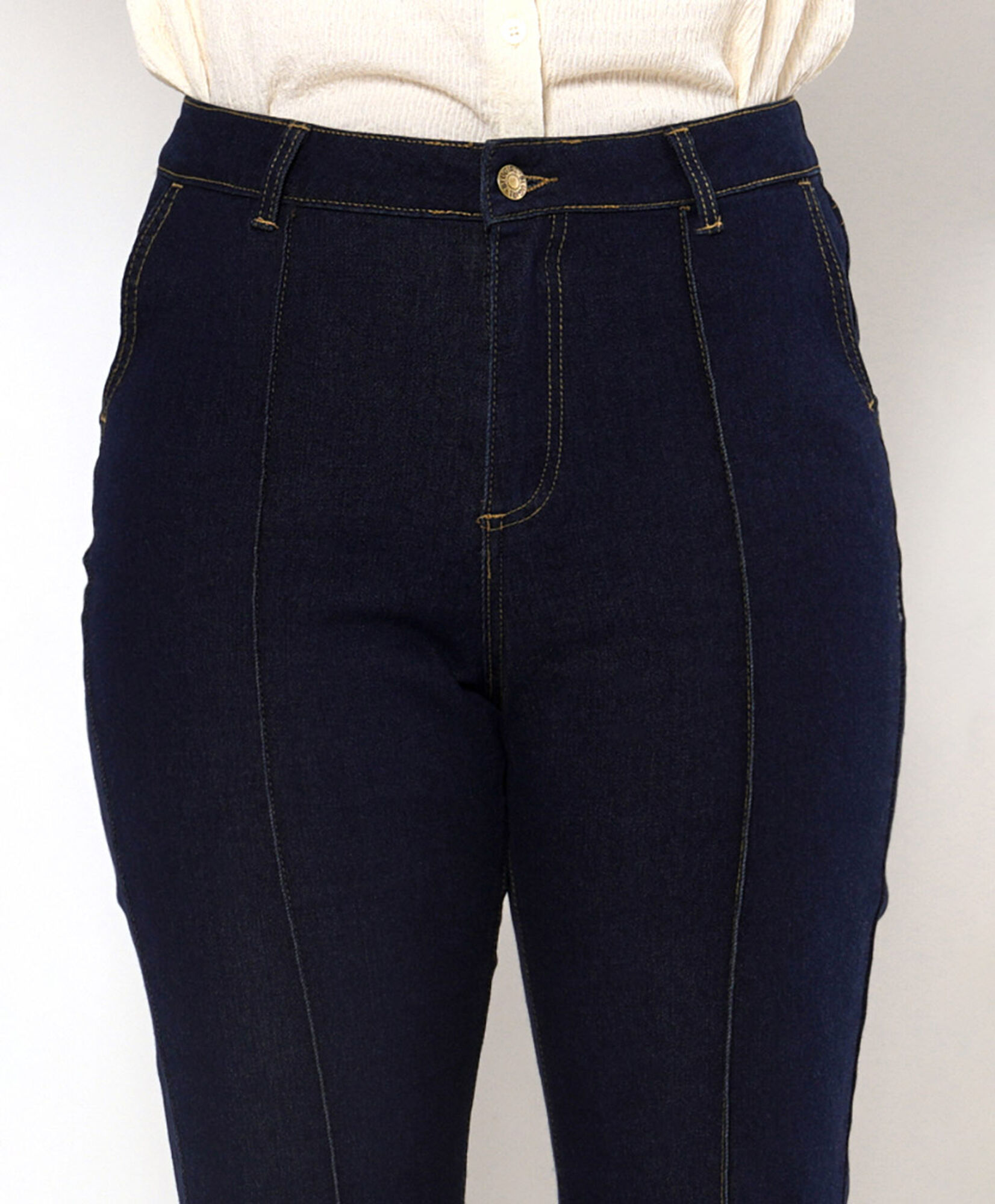 Jeans mujer bolsillo lateral flare Jeans mujer bolsillo lateral flare