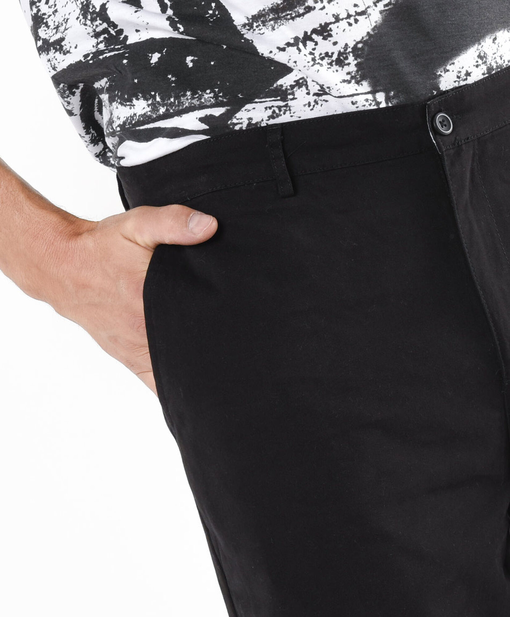 Pantalón hombre liso negro Pantalón hombre liso negro