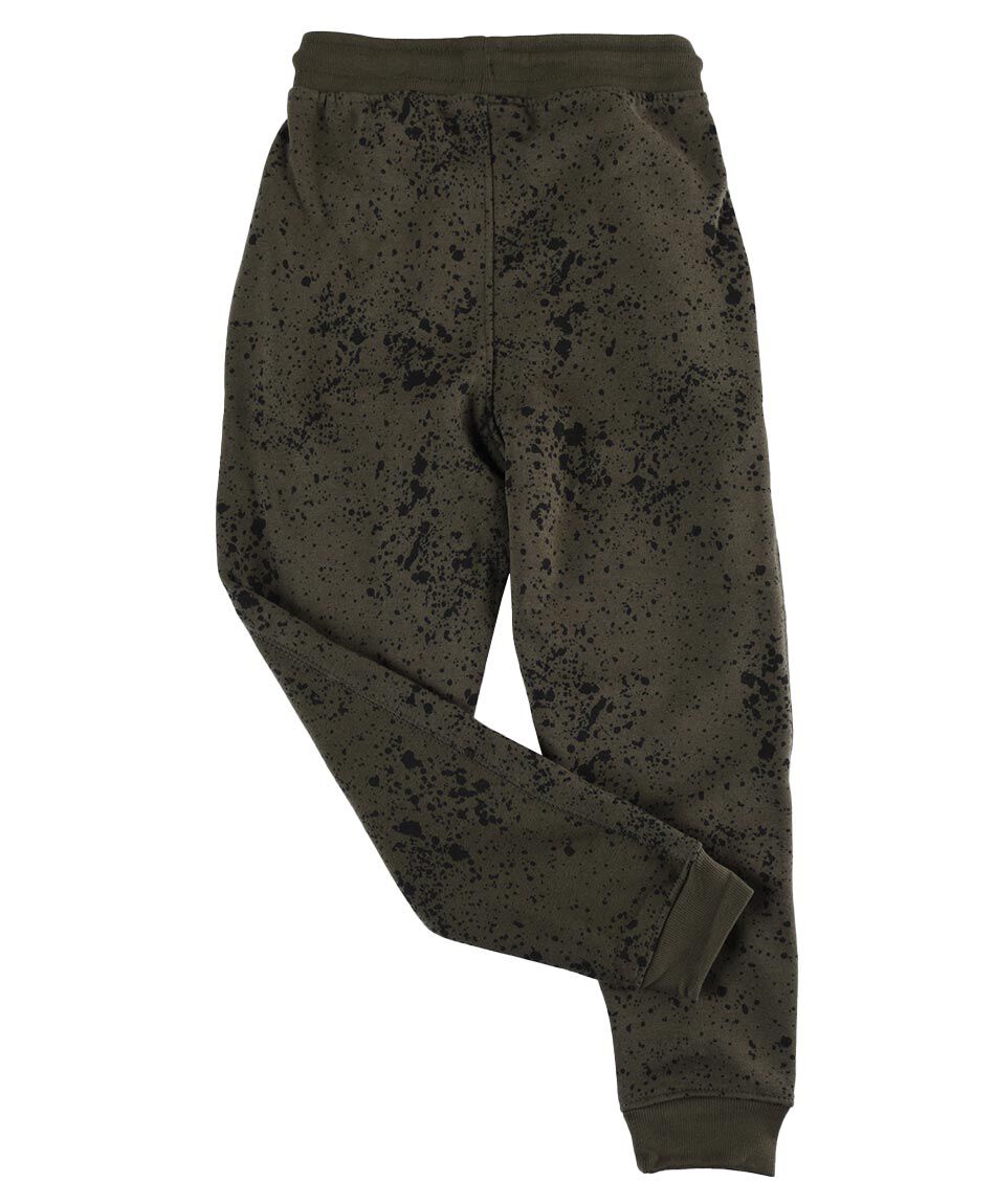 Pantal&oacute;n de buzo pitillo estampado