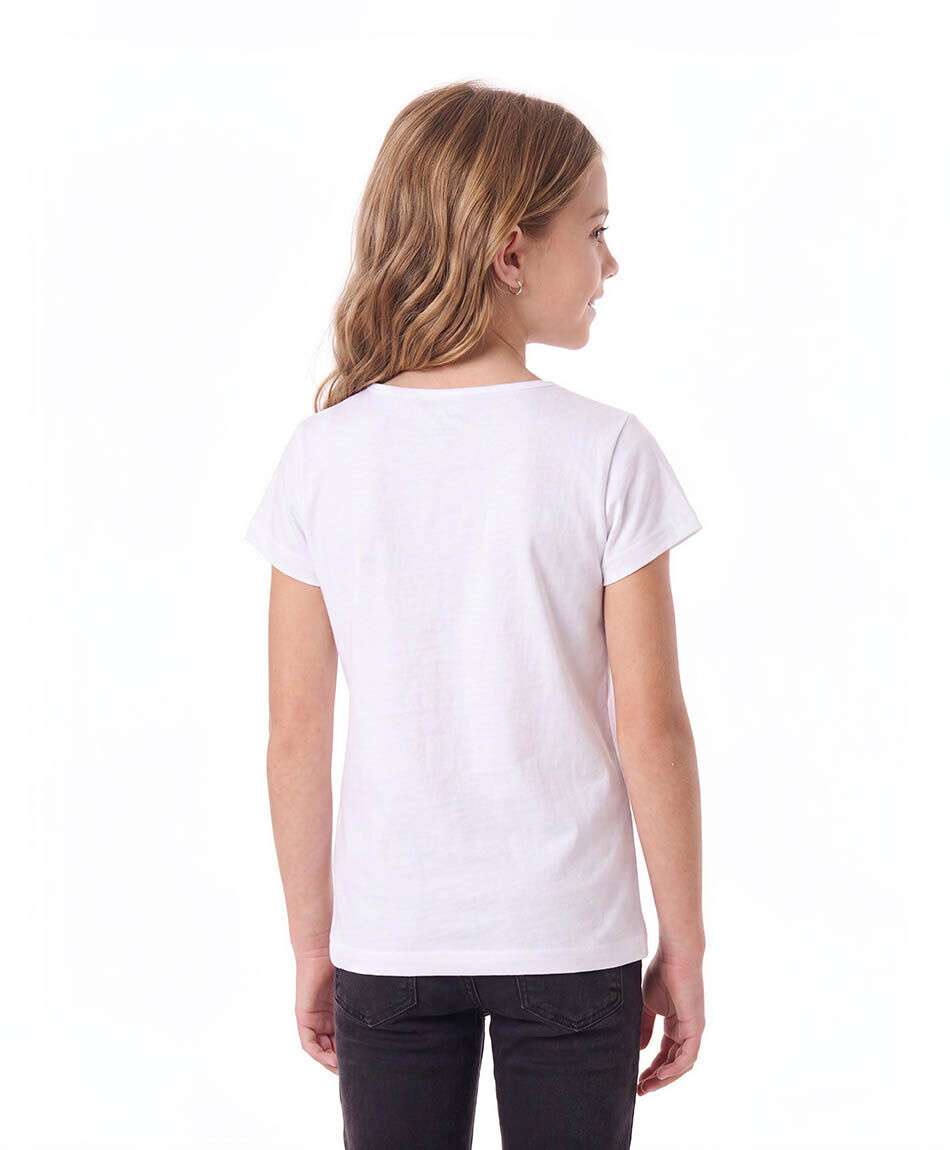 Polera ni&ntilde;a stars and bows