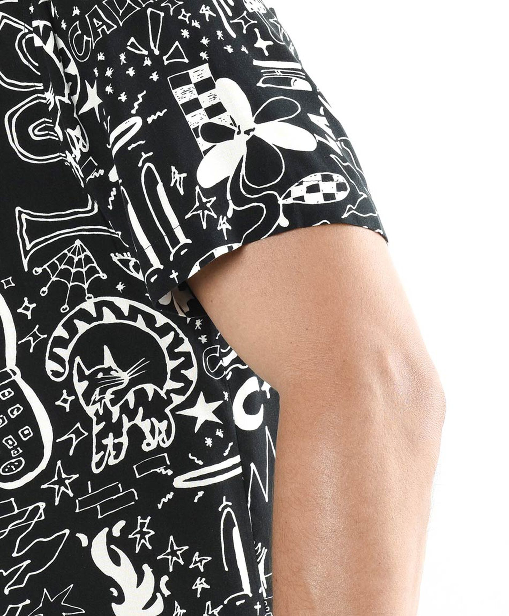 Camisa hombre estampado dibujos Camisa hombre estampado dibujos