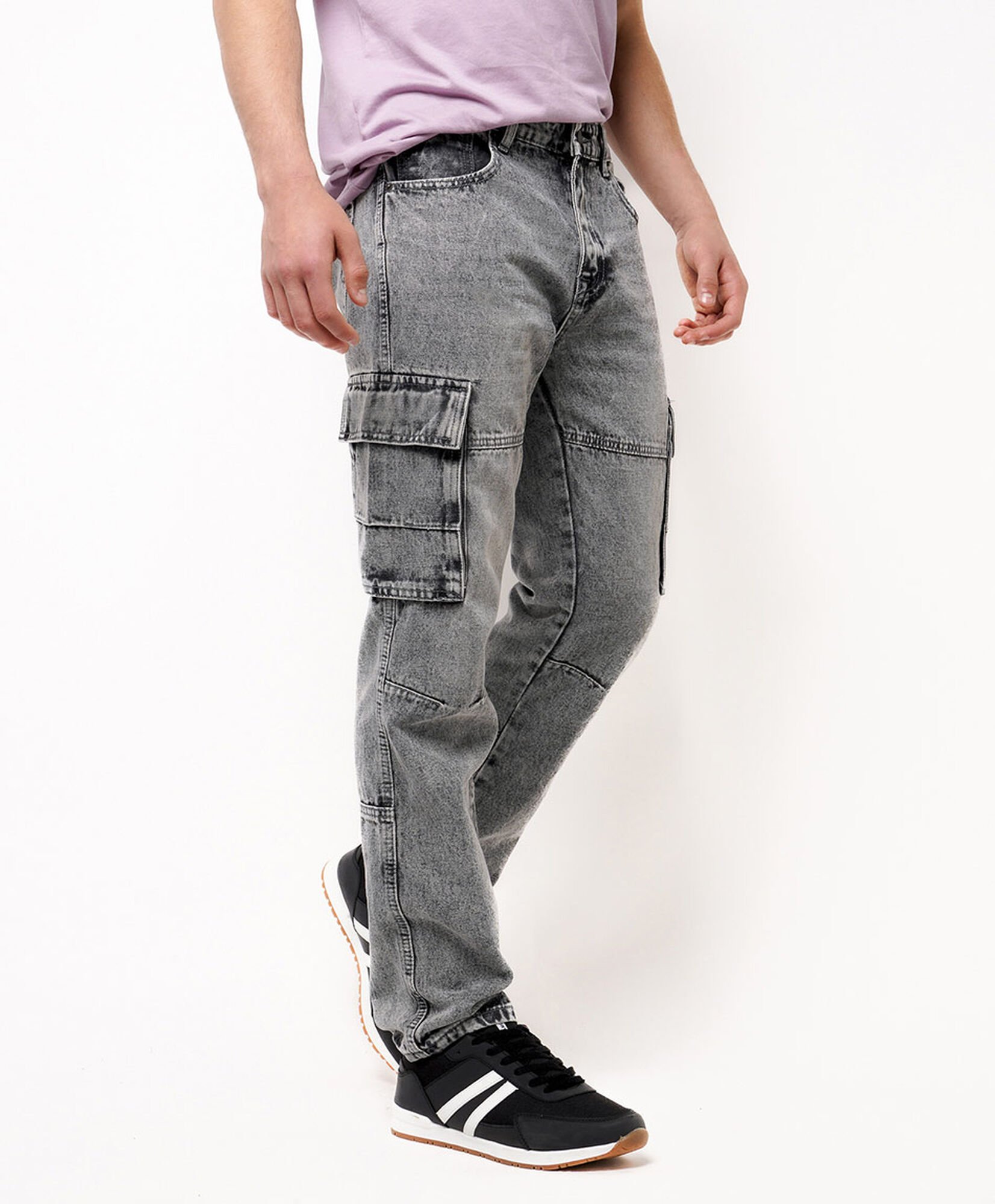 Jeans hombre cargo desgaste Jeans hombre cargo desgaste