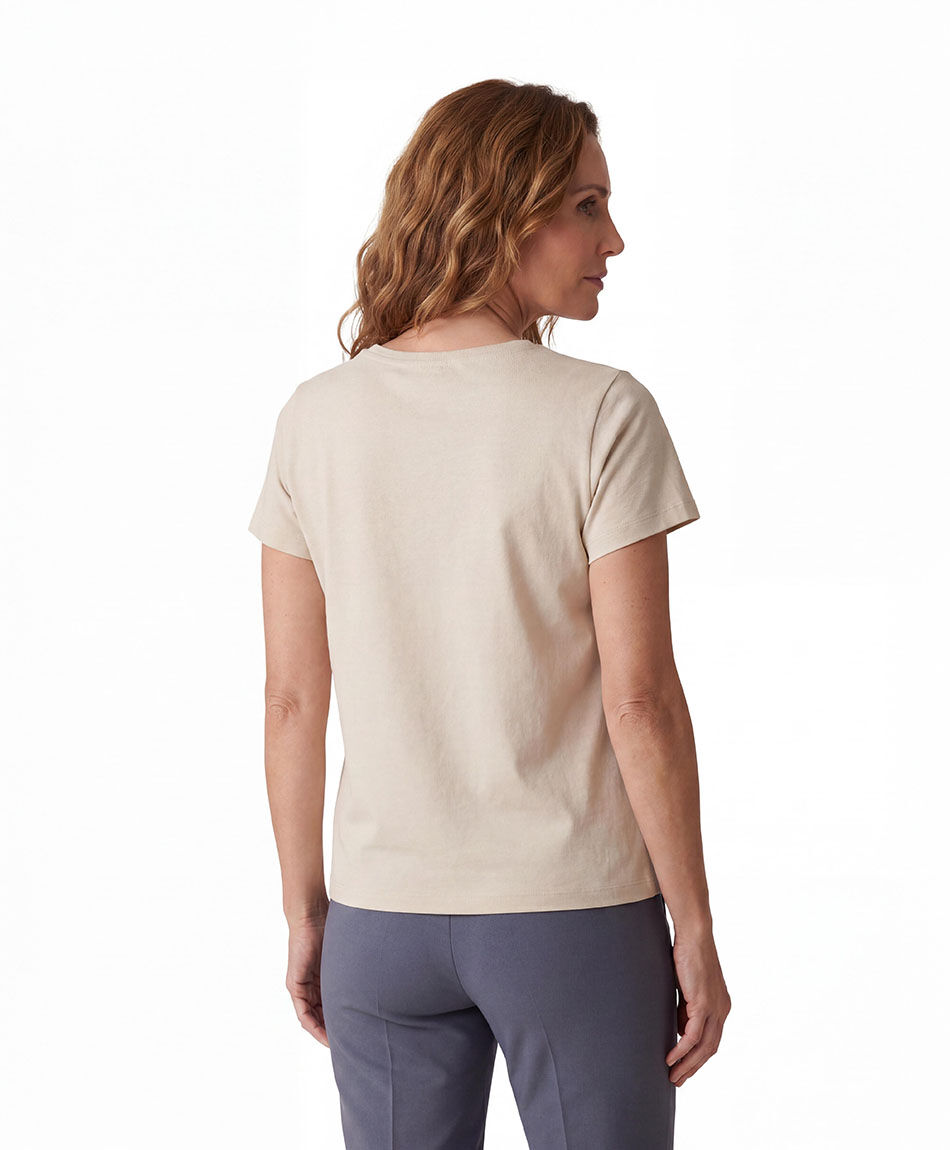 Polera mujer rama foil