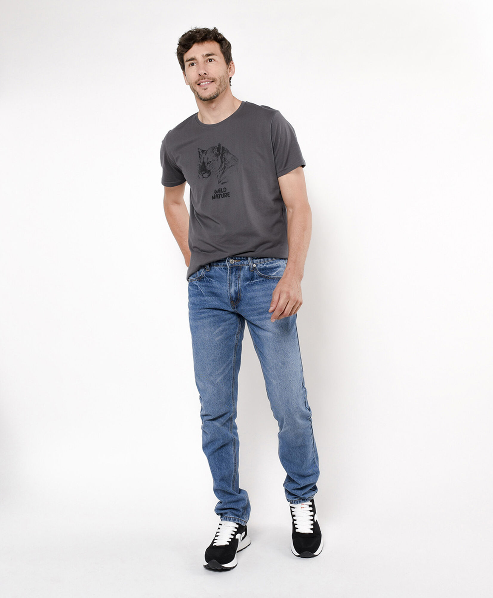 Jeans hombre desgaste skinny fit Jeans hombre desgaste skinny fit