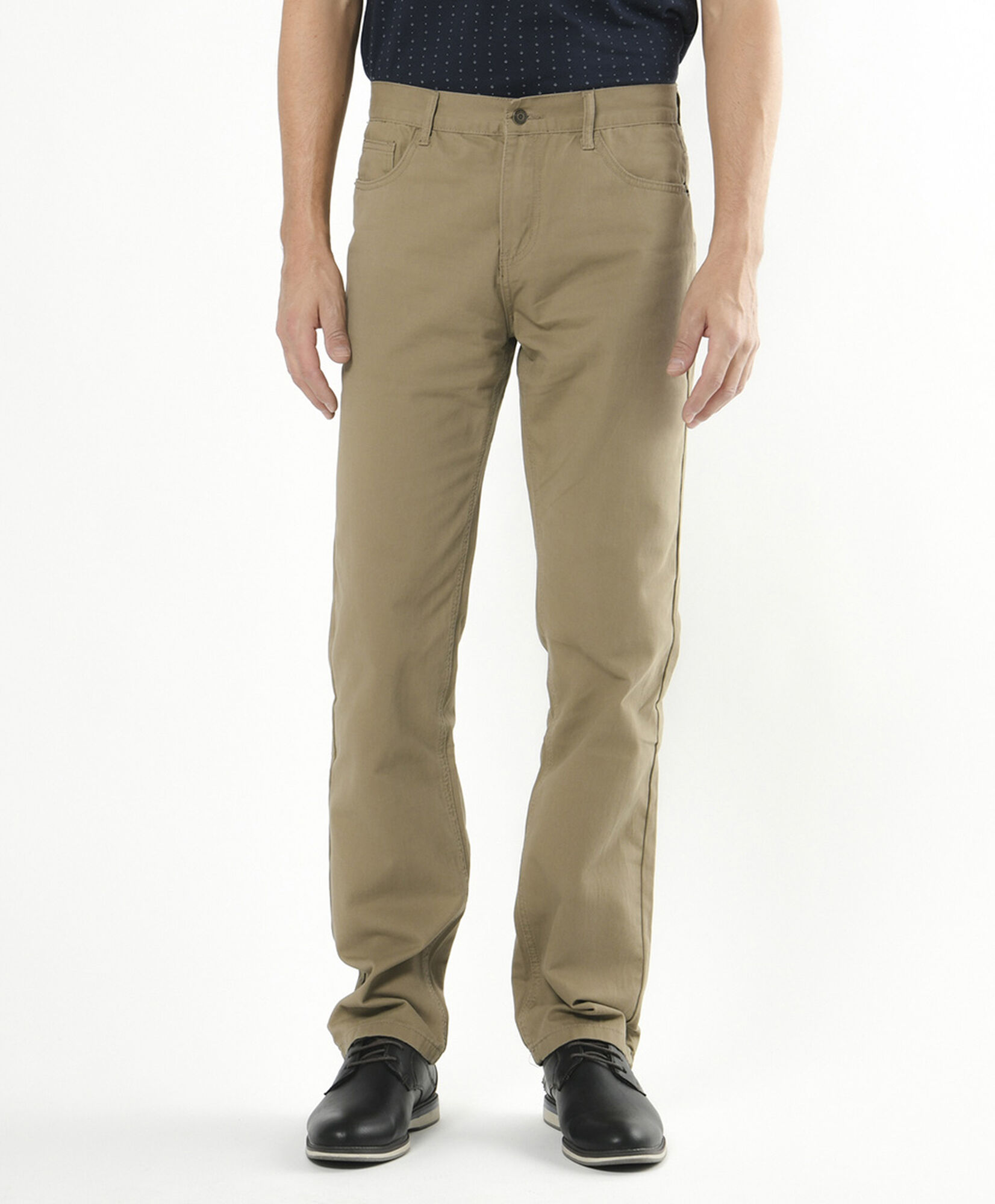 Pantalón hombre liso beige Pantalón hombre liso beige