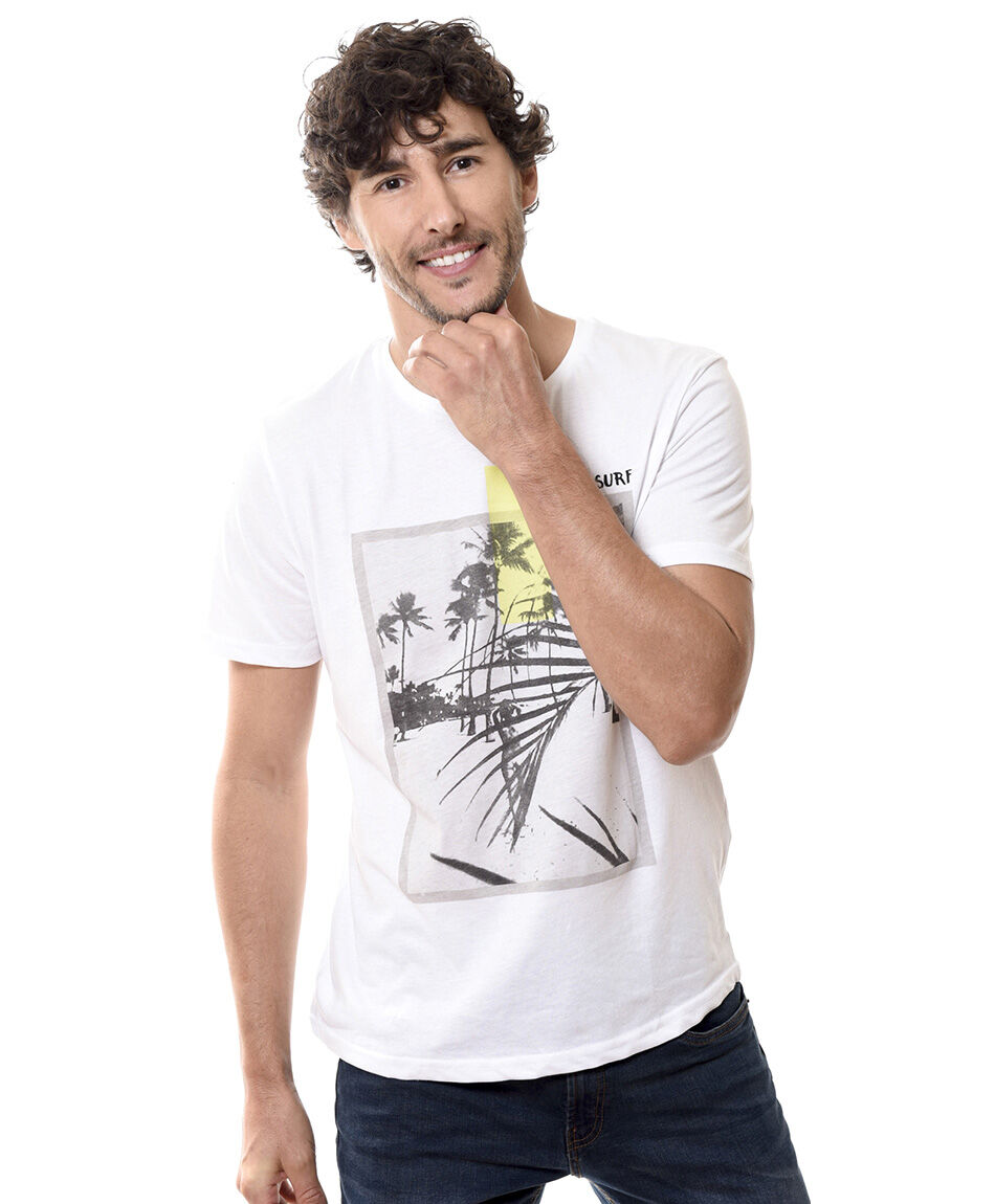Polera estampada