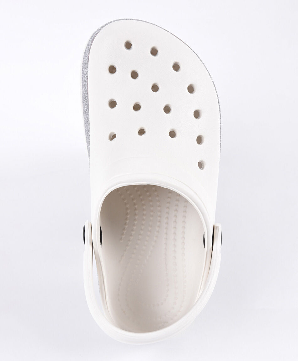 Sandalia infantil plataforma brillante