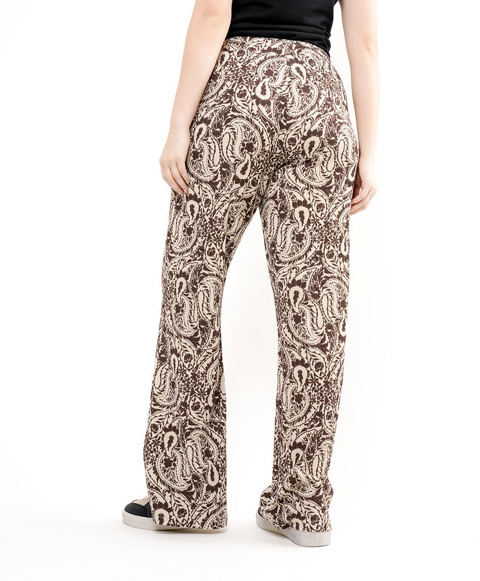 Pantal&oacute;n mujer dibujos abstractos