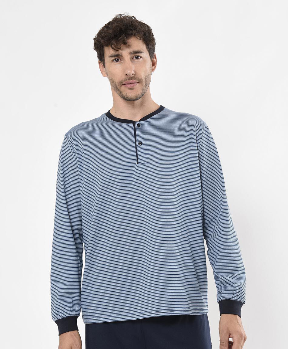 Pijama hombre l&iacute;neas 2 piezas