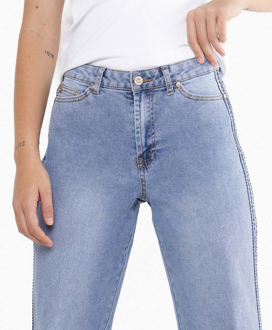 Jeans mujer  wide leg estilo ancho