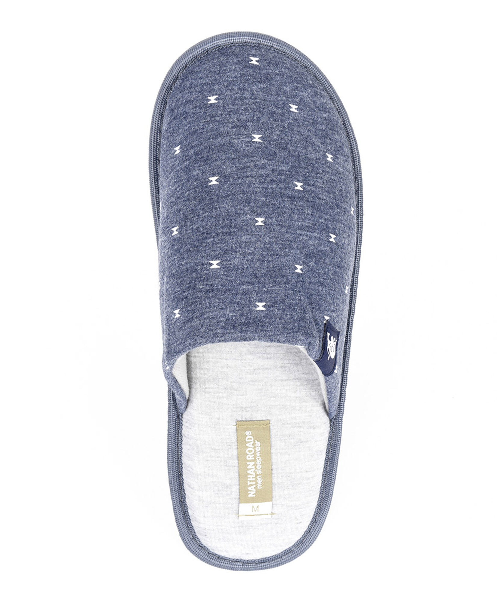 Pantufla hombre azul diseño Pantufla hombre azul diseño