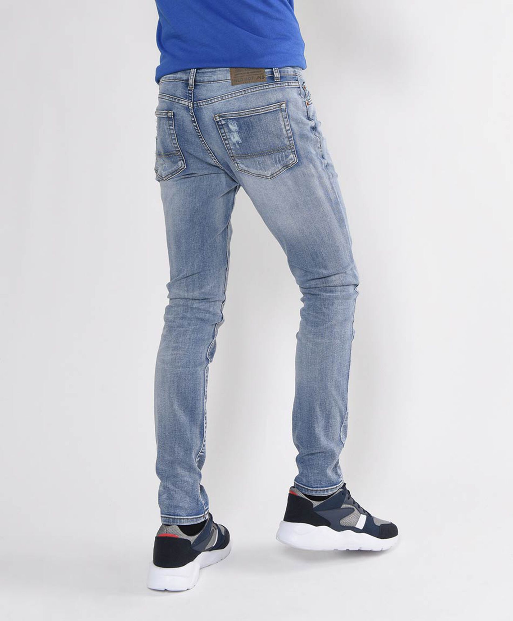 Jeans hombre rasgado y desgastado skinny fit Jeans hombre rasgado y desgastado skinny fit