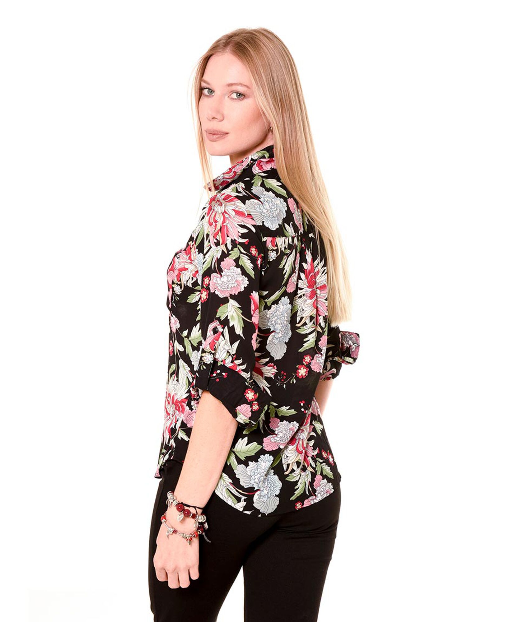 Blusa camisera flores Blusa camisera flores