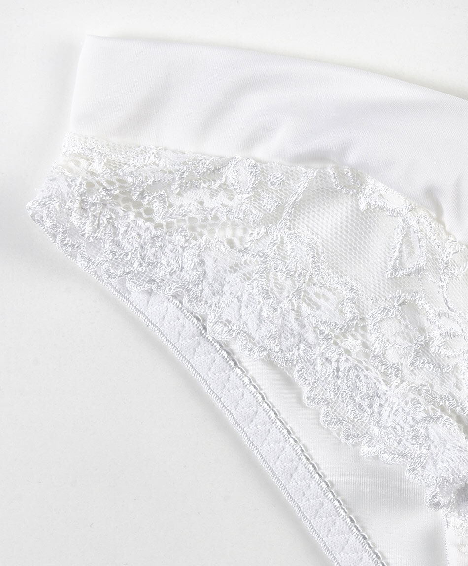 Bikini mujer cruzado con encajes