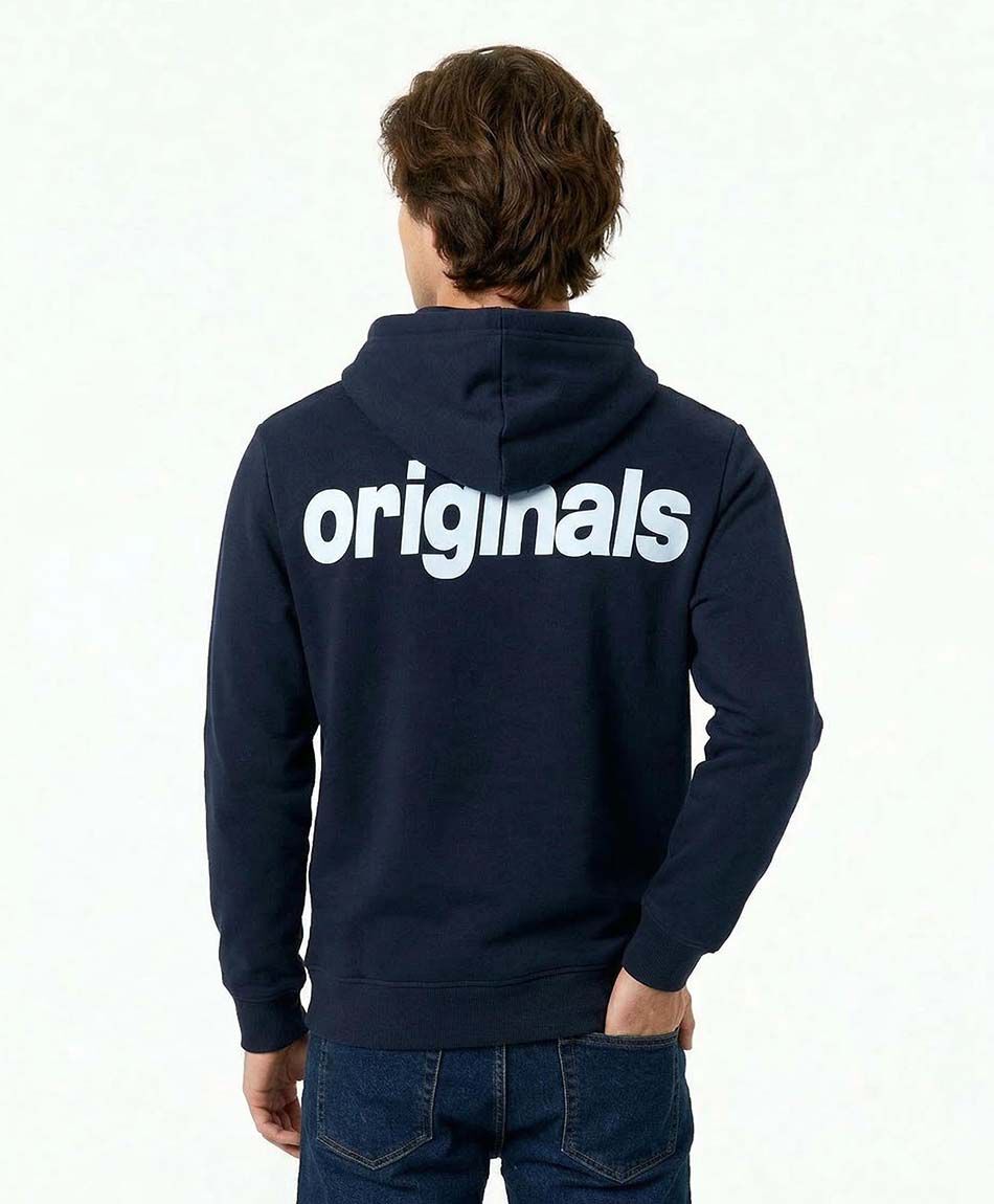 Poler&oacute;n hombre con capucha black