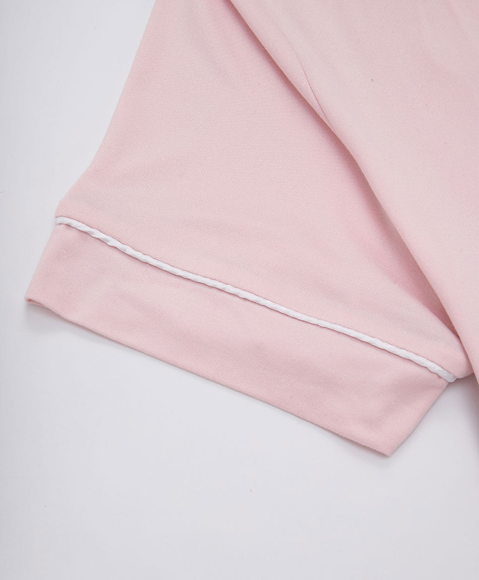 Pijama mujer camisero  rosado short