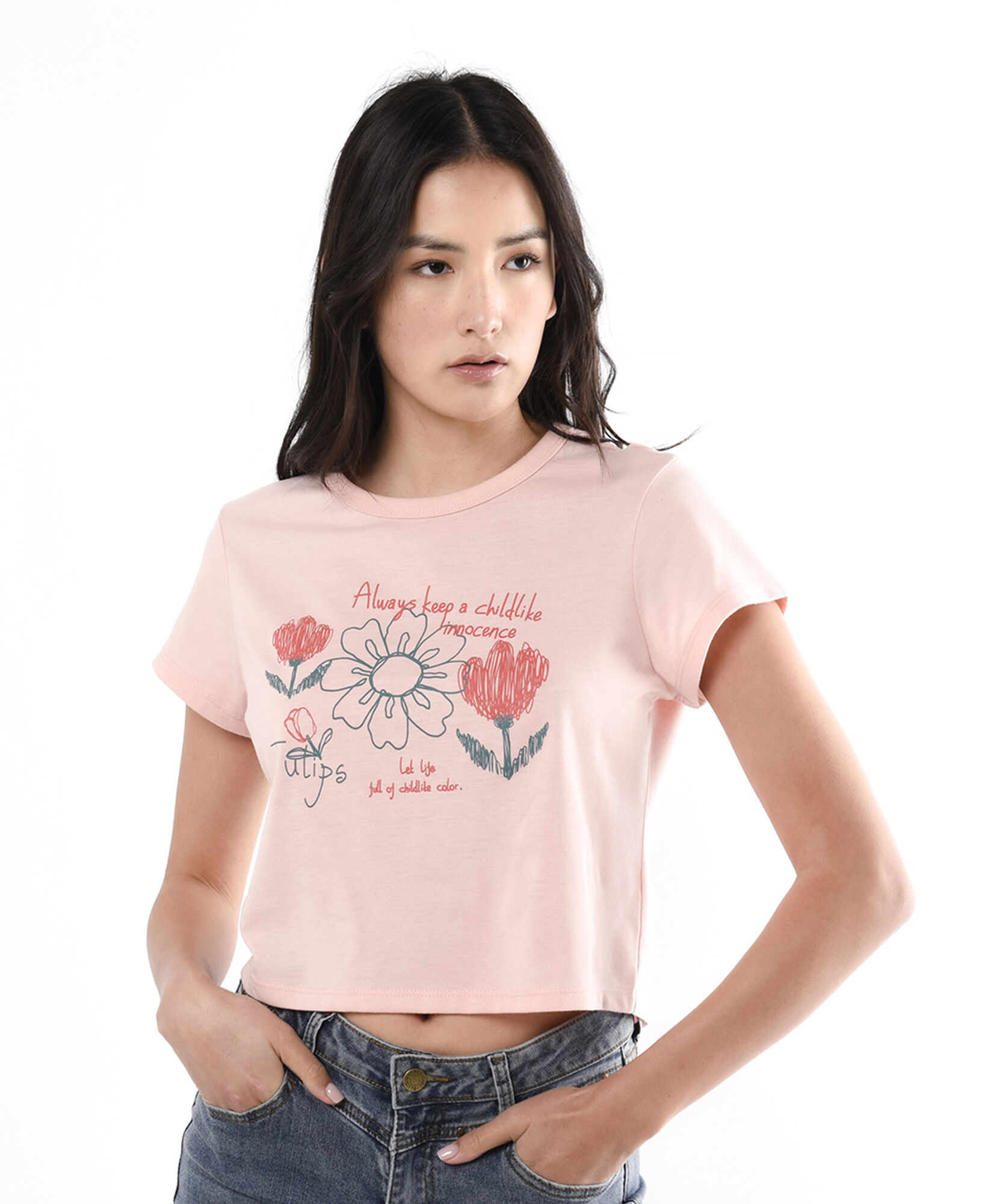 Polera mujer dibujo Polera mujer dibujo