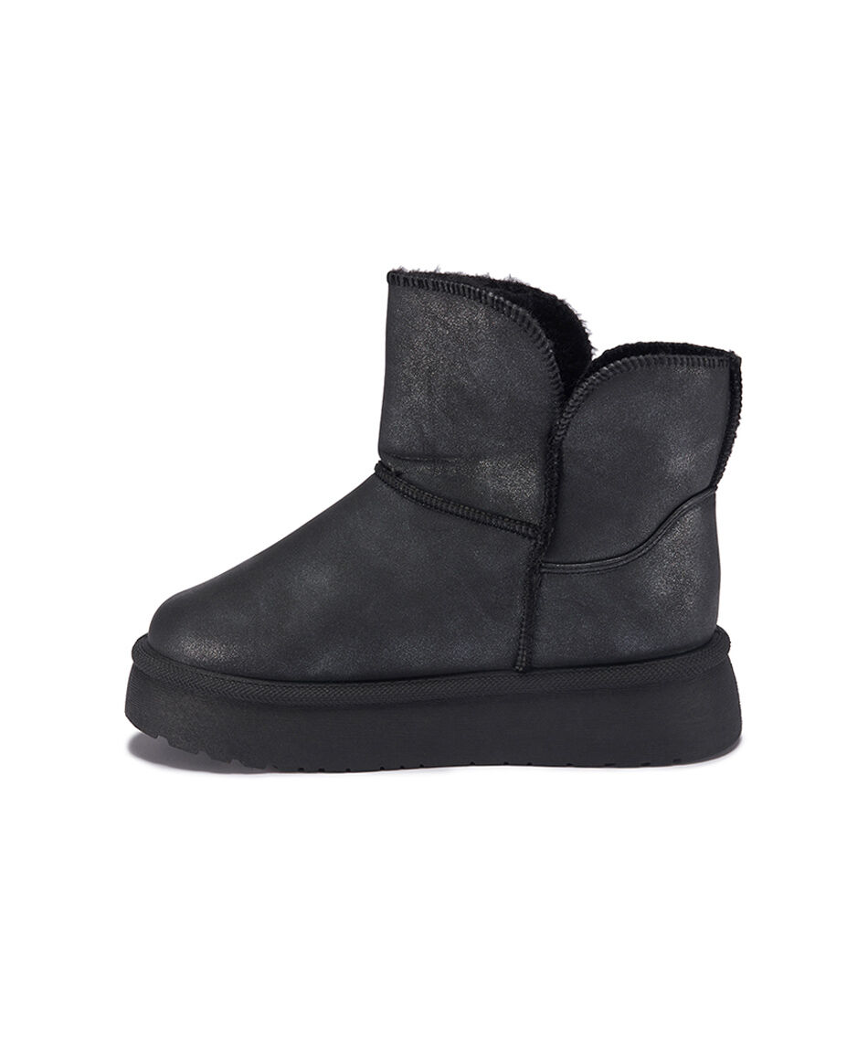 Bota mujer comfy brillante pantubota
