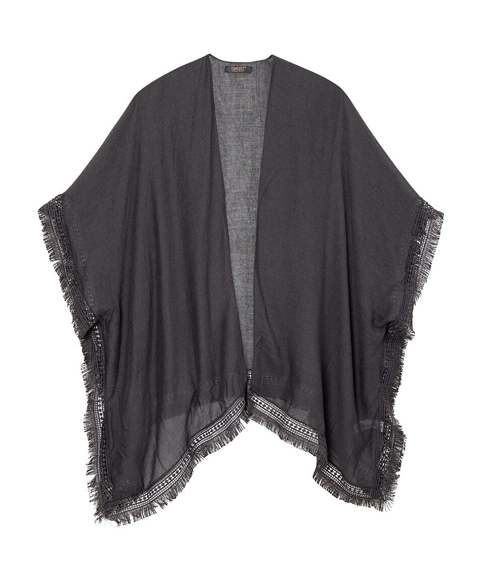 Pareo mujer liso negro